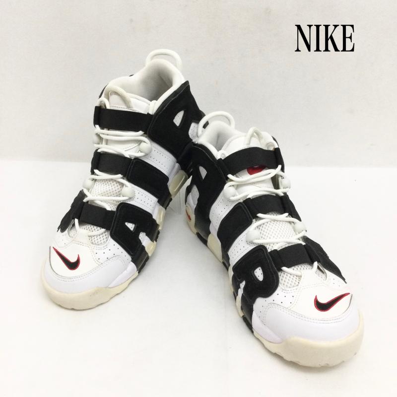 ナイキ NIKE スニーカー スニーカー NIKE ナイキ AIR MORE UPTEMPO 414962-105 エアモアアップテンポ モアテン 28.0cm 白 / ホワイト / white X 黒 / ブラック / black メンズ USED 古着 中古 50166208