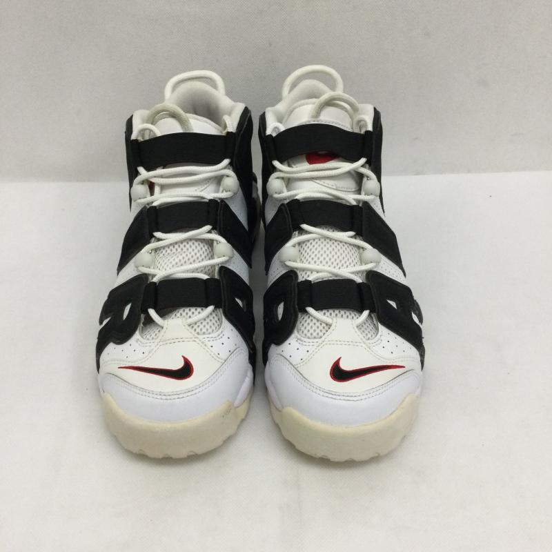 ナイキ NIKE スニーカー スニーカー NIKE ナイキ AIR MORE UPTEMPO 414962-105 エアモアアップテンポ モアテン 28.0cm 白 / ホワイト / white X 黒 / ブラック / black メンズ USED 古着 中古 50166208