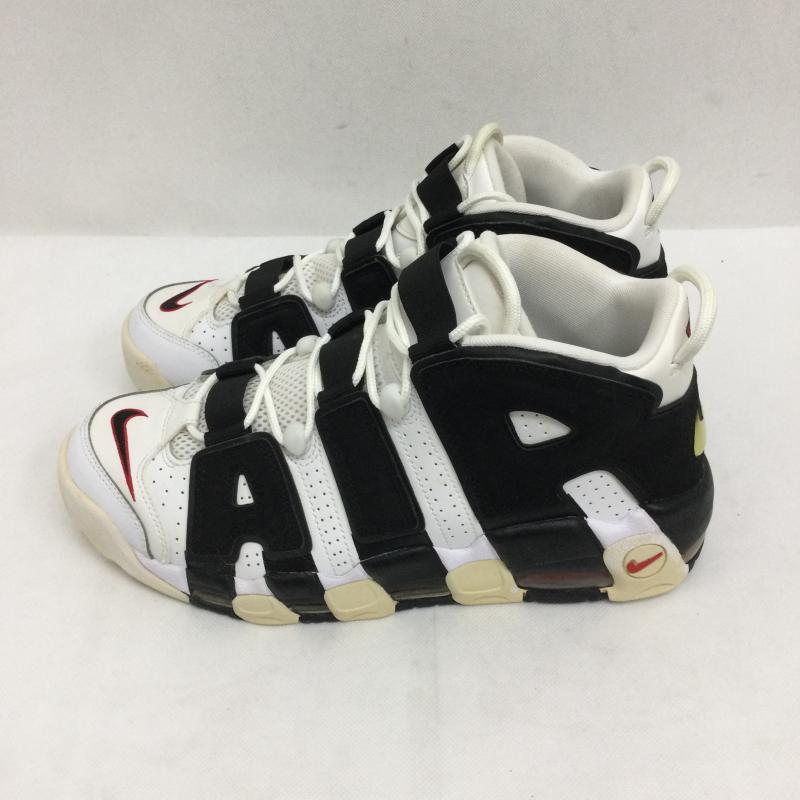 ナイキ NIKE スニーカー スニーカー NIKE ナイキ AIR MORE UPTEMPO 414962-105 エアモアアップテンポ モアテン 28.0cm 白 / ホワイト / white X 黒 / ブラック / black メンズ USED 古着 中古 50166208