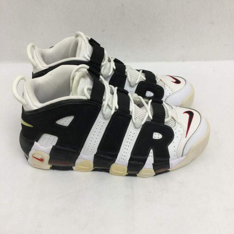 ナイキ NIKE スニーカー スニーカー NIKE ナイキ AIR MORE UPTEMPO 414962-105 エアモアアップテンポ モアテン 28.0cm 白 / ホワイト / white X 黒 / ブラック / black メンズ USED 古着 中古 50166208