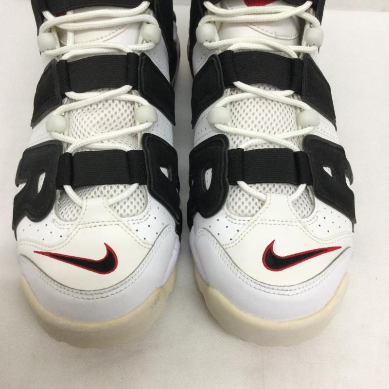 ナイキ NIKE スニーカー スニーカー NIKE ナイキ AIR MORE UPTEMPO 414962-105 エアモアアップテンポ モアテン 28.0cm 白 / ホワイト / white X 黒 / ブラック / black メンズ USED 古着 中古 50166208