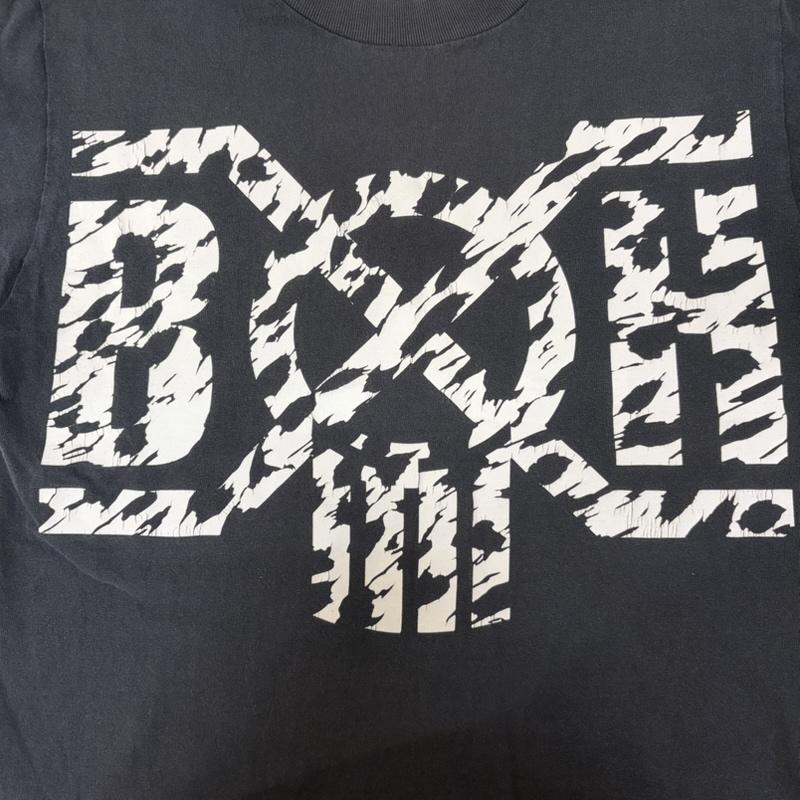 バウンティーハンター BOUNTY HUNTER Tシャツ 半袖 レオパードロゴプリント 半袖Tシャツ フロント バックプリント S ロゴ、文字 黒 / ブラック / black メンズ USED 古着 中古 50166210
