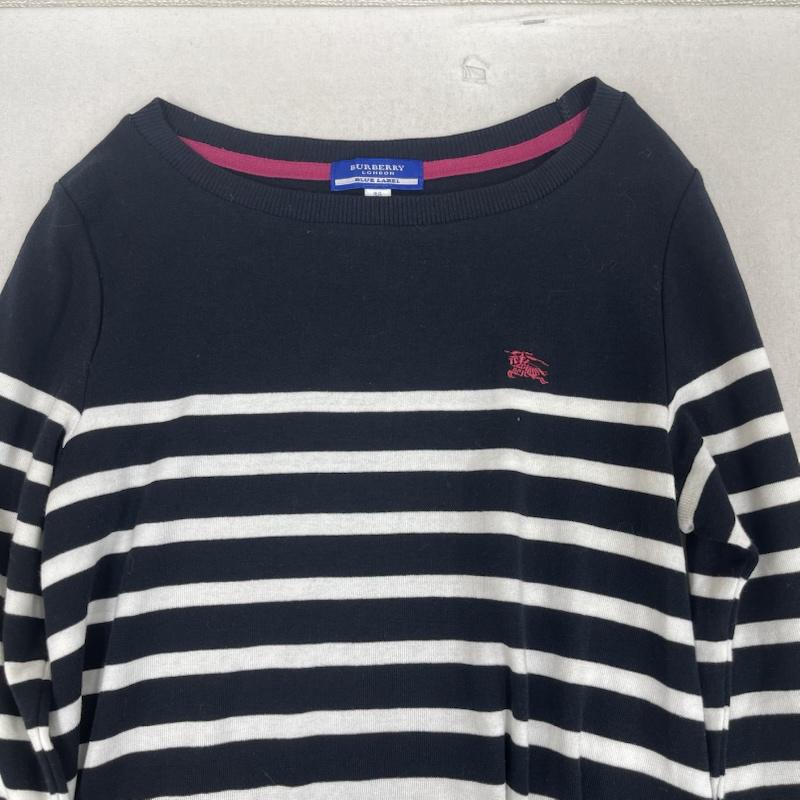 バーバリー・ブルーレーベル BURBERRY BLUE LABEL ニット、セーター 七分袖 ニット ワンピース ボーダー柄 カットソー 七分袖 e1n60-771-29 38 マルチカラー / マルチカラー / multicolor レディース USED 古着 中古 50166217