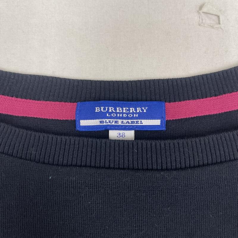 バーバリー・ブルーレーベル BURBERRY BLUE LABEL ニット、セーター 七分袖 ニット ワンピース ボーダー柄 カットソー 七分袖 e1n60-771-29 38 マルチカラー / マルチカラー / multicolor レディース USED 古着 中古 50166217