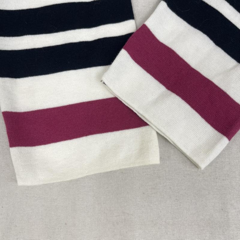 バーバリー・ブルーレーベル BURBERRY BLUE LABEL ニット、セーター 七分袖 ニット ワンピース ボーダー柄 カットソー 七分袖 e1n60-771-29 38 マルチカラー / マルチカラー / multicolor レディース USED 古着 中古 50166217