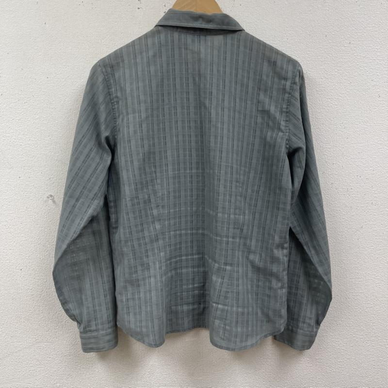 パタゴニア patagonia シャツ、ブラウス 長袖 90s 00s チェック ストライプ柄 長袖 カジュアル シャツ 水色 / ライトブルー / レディース USED 古着 中古 50166220