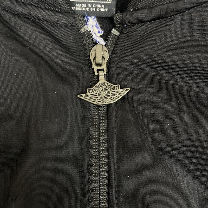 ナイキ NIKE ジャケット、上着 ジャンパー、ブルゾン AIR JORDAN パッチ刺繍 トラック ジャケット ジャージ M 黒 / ブラック / black メンズ USED 古着 中古 50166221