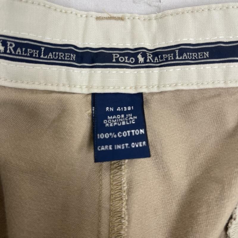 ポロラルフローレン POLO RALPH LAUREN パンツ ワークパンツ、ペインターパンツ ポロチノ 2タック チノパンツ テーパード カジュアル パンツ 36インチ ベージュ / ベージュ / beige メンズ USED 古着 中古 50166224