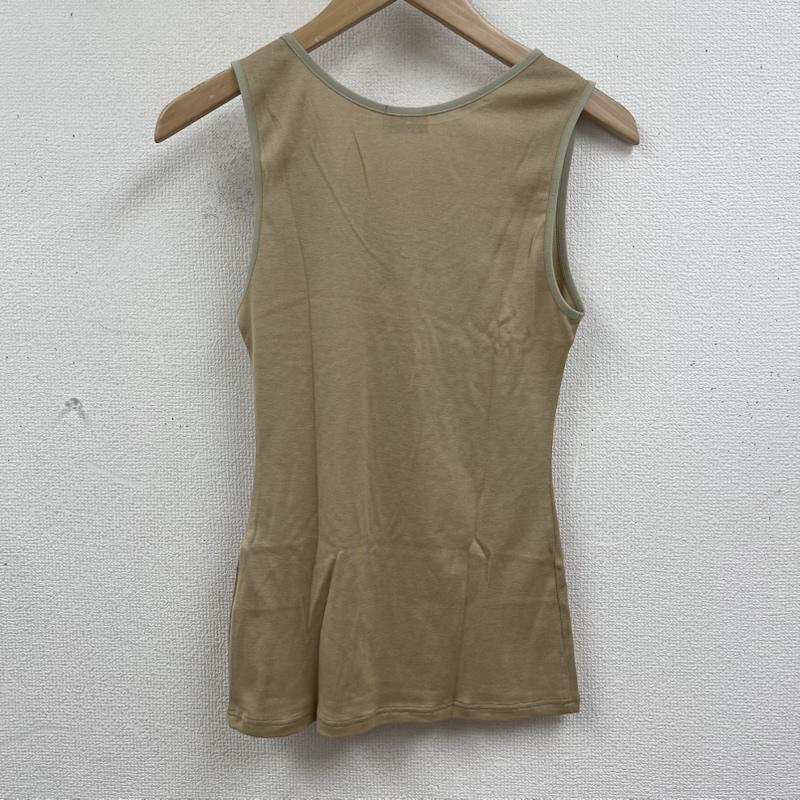 イッセイミヤケ ISSEY MIYAKE タンクトップ タンクトップ 日本製 FETE ストレッチ タンクトップ ノースリーブ トップス ベージュ / ベージュ / beige レディース USED 古着 中古 50166226