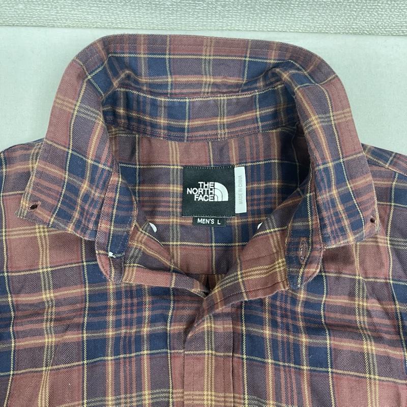 ザノースフェイス THE NORTH FACE シャツ、ブラウス 長袖 マドラスチェック柄 長袖 カジュアル シャツ nt-4962 L マルチカラー / マルチカラー / multicolor メンズ USED 古着 中古 50166228