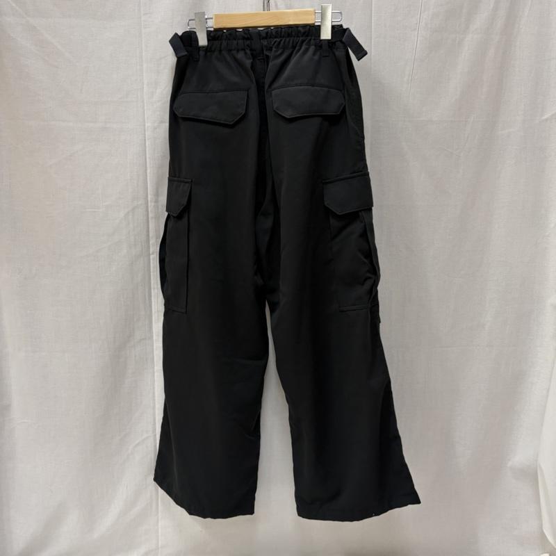 古着 USED ボトムス ボトムス KURASHI&Trips PUBLISHING きれいめカーゴパンツ ハイウエスト 2WAY ワイドパンツ M 無地 黒 / ブラック / black レディース USED 古着 中古 50166239