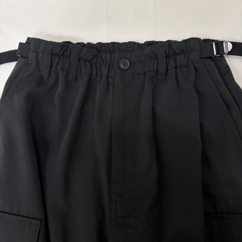 古着 USED ボトムス ボトムス KURASHI&Trips PUBLISHING きれいめカーゴパンツ ハイウエスト 2WAY ワイドパンツ M 無地 黒 / ブラック / black レディース USED 古着 中古 50166239