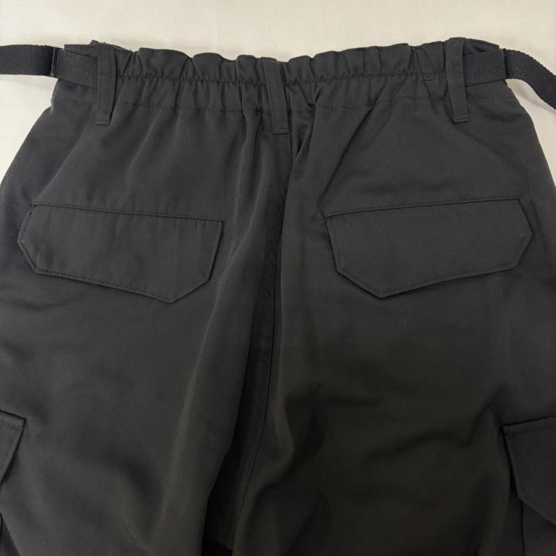 古着 USED ボトムス ボトムス KURASHI&Trips PUBLISHING きれいめカーゴパンツ ハイウエスト 2WAY ワイドパンツ M 無地 黒 / ブラック / black レディース USED 古着 中古 50166239