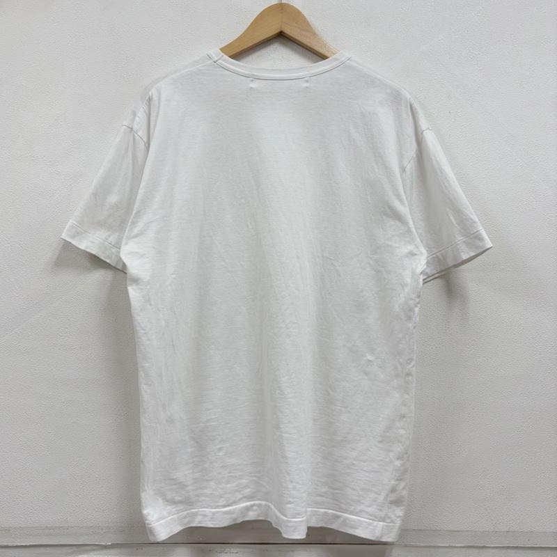 コムデギャルソン COMME des GARCONS Tシャツ 半袖 PLAY プレイ ハート 半袖 Tシャツ ロゴ 刺繍 ワッペン パッチ XL ワンポイント X ロゴ、文字 X 刺繍 白 / ホワイト / white X 赤 / レッド / red メンズ USED 古着 中古 50166241