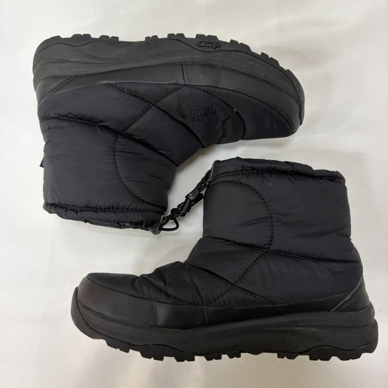 ザノースフェイス THE NORTH FACE シューズ シューズ ヌプシ ブーティ ウォータープルーフ ユニセックス Nuptse Bootie WP VI NF51873 25.0cm 無地 X ロゴ、文字 黒 / ブラック / black メンズ USED 古着 中古 50166243