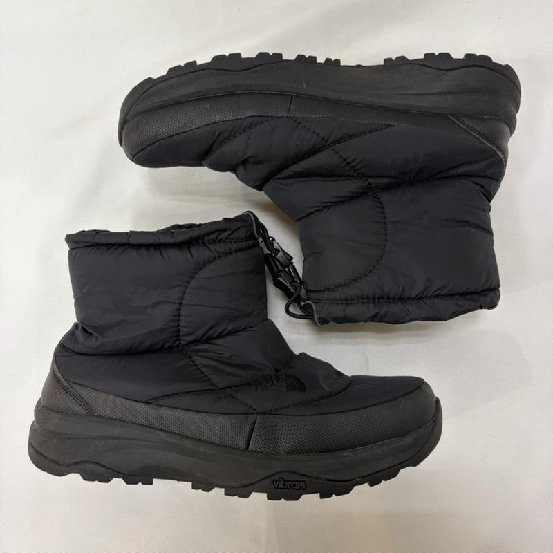 ザノースフェイス THE NORTH FACE シューズ シューズ ヌプシ ブーティ ウォータープルーフ ユニセックス Nuptse Bootie WP VI NF51873 25.0cm 無地 X ロゴ、文字 黒 / ブラック / black メンズ USED 古着 中古 50166243
