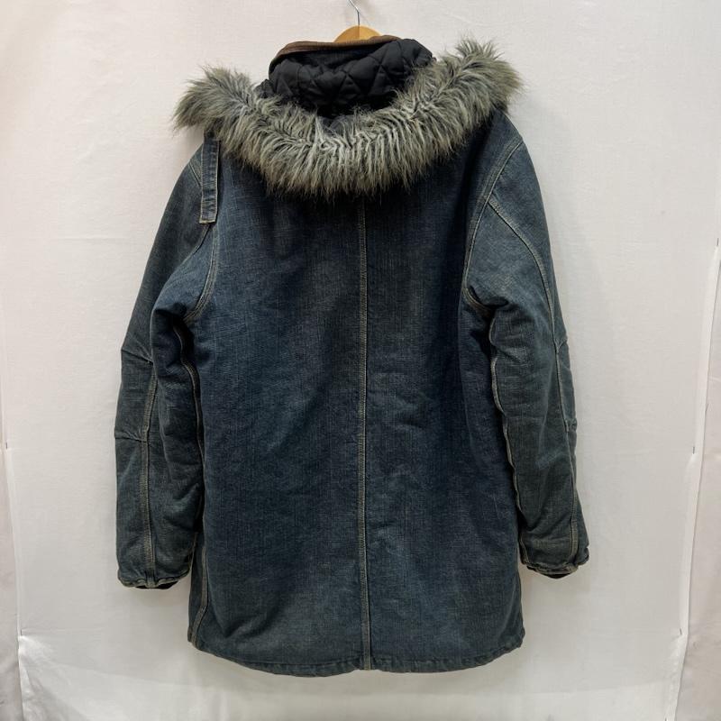 カーハート Carhartt ジャケット、上着 ジャンパー、ブルゾン フード付き デニム ワーク トラディショナル ジャケット XL メンズ USED 古着 中古 50166244