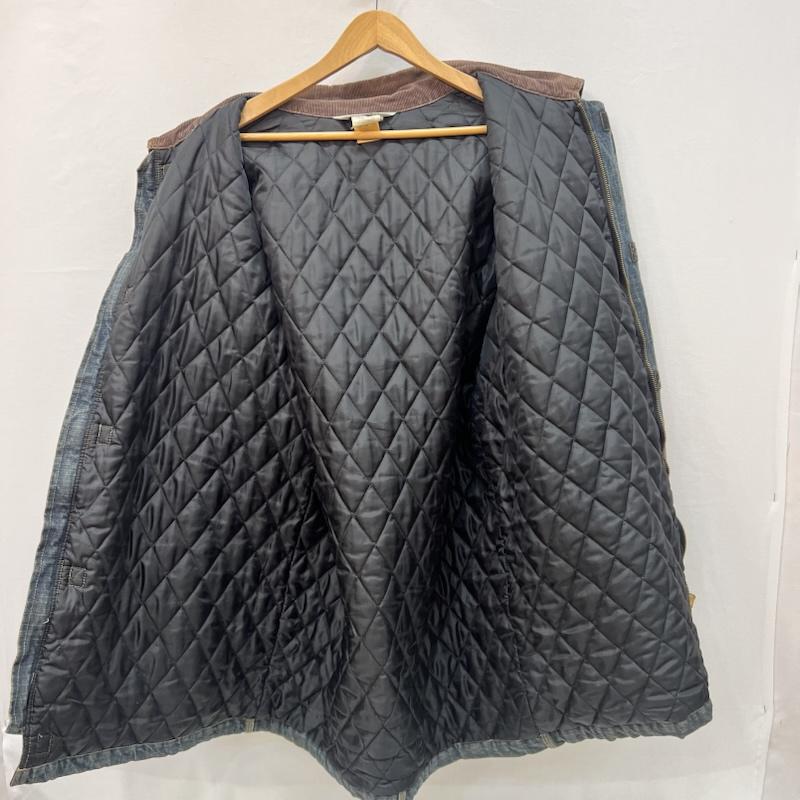 カーハート Carhartt ジャケット、上着 ジャンパー、ブルゾン フード付き デニム ワーク トラディショナル ジャケット XL メンズ USED 古着 中古 50166244