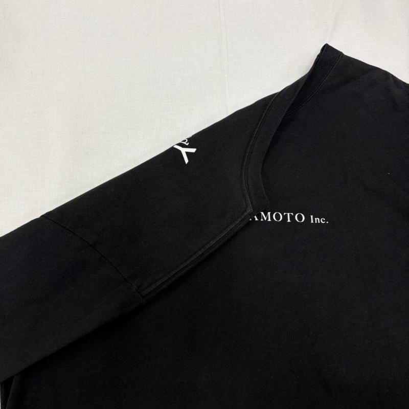 ヨウジヤマモト Yohji Yamamoto Tシャツ 半袖 100周年記念 NEW ERA ニューエラ コラボ 半袖 ロゴ 両面 プリント Tシャツ XXL ロゴ、文字 X プリント 黒 / ブラック / black X 白 / ホワイト / white メンズ USED 古着 中古 50166246