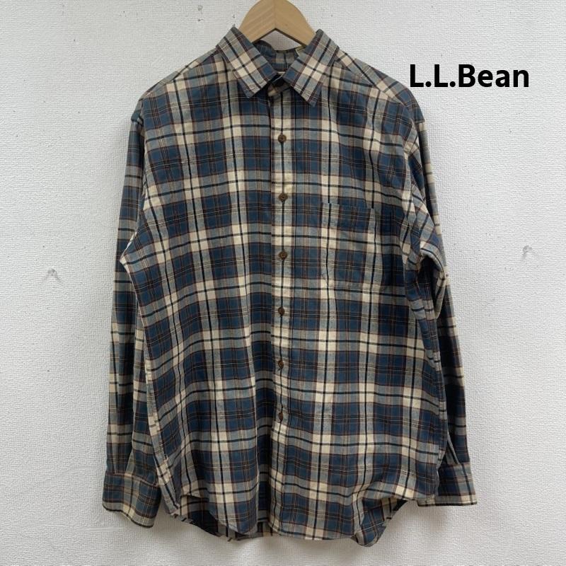 エルエルビーン L.L.Bean シャツ、ブラウス 長袖 80s 90s ヴィンテージ 長袖 フランネル チェック シャツ M マルチカラー / マルチカラー / multicolor メンズ USED 古着 中古 50166247