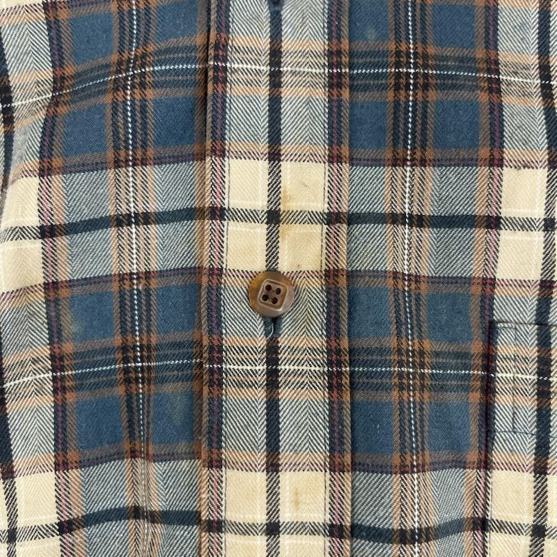 エルエルビーン L.L.Bean シャツ、ブラウス 長袖 80s 90s ヴィンテージ 長袖 フランネル チェック シャツ M マルチカラー / マルチカラー / multicolor メンズ USED 古着 中古 50166247