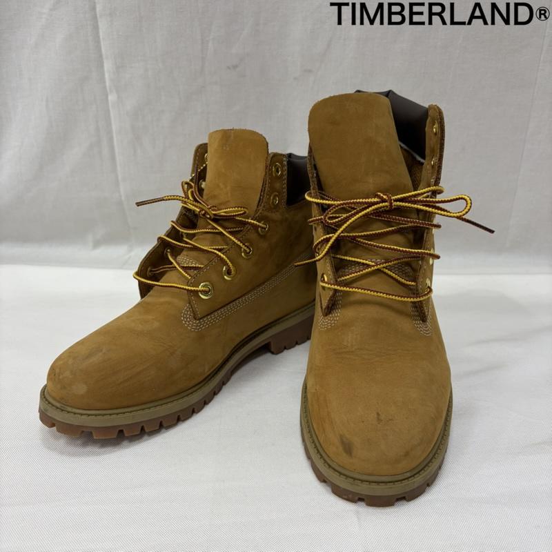 ティンバーランド Timberland ブーツ 一般 プレミアム ウォータープルーフ ブーツ ジュニア イエローブーツ ワーク tb112909713 24.0cm 無地 X ロゴ、文字 ベージュ / ベージュ / beige X 茶 / ブラウン / brown レディース USED 古着 中古 50166248