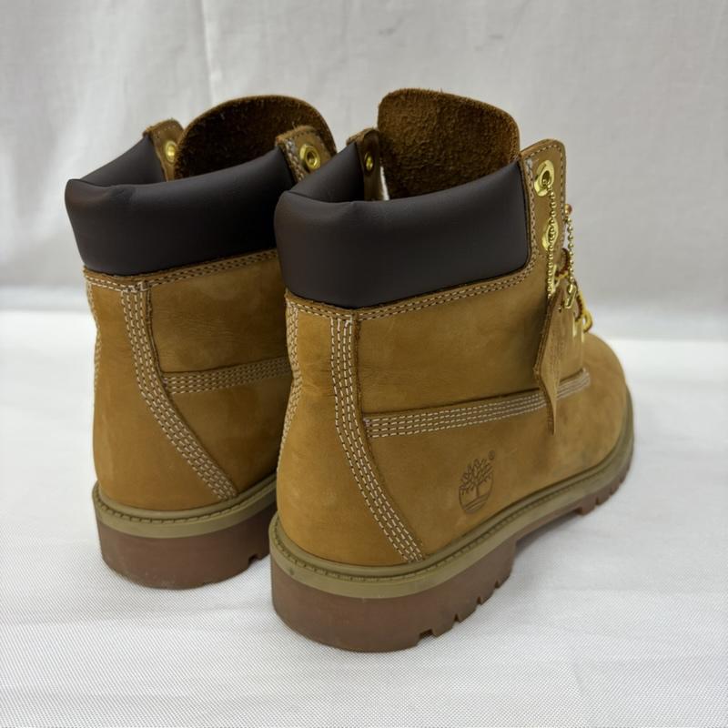 ティンバーランド Timberland ブーツ 一般 プレミアム ウォータープルーフ ブーツ ジュニア イエローブーツ ワーク tb112909713 24.0cm 無地 X ロゴ、文字 ベージュ / ベージュ / beige X 茶 / ブラウン / brown レディース USED 古着 中古 50166248