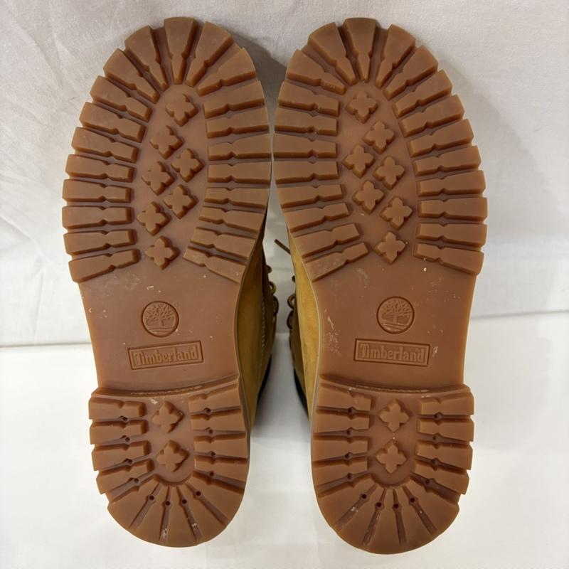 ティンバーランド Timberland ブーツ 一般 プレミアム ウォータープルーフ ブーツ ジュニア イエローブーツ ワーク tb112909713 24.0cm 無地 X ロゴ、文字 ベージュ / ベージュ / beige X 茶 / ブラウン / brown レディース USED 古着 中古 50166248
