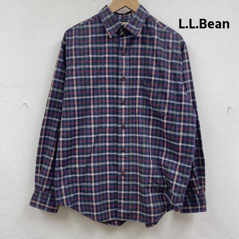 エルエルビーン L.L.Bean シャツ、ブラウス 長袖 80s 90s ヴィンテージ チェック柄 長袖 カジュアル シャツ M マルチカラー / マルチカラー / multicolor メンズ USED 古着 中古 50166251