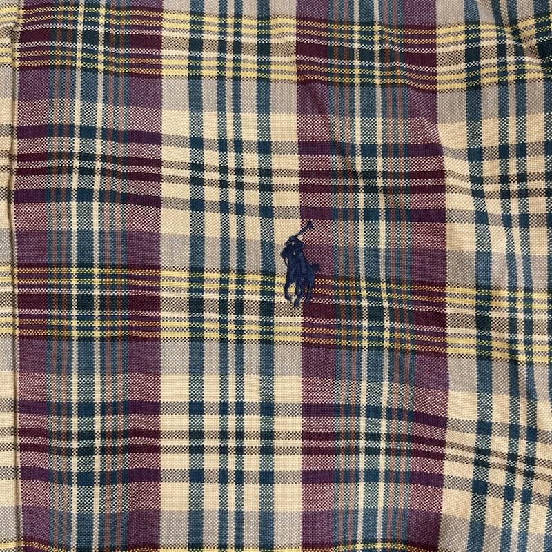ラルフローレン RALPHLAUREN シャツ、ブラウス 長袖 ポニー刺繍 チェック柄 ボタンダウン カジュアル シャツ S マルチカラー / マルチカラー / multicolor メンズ USED 古着 中古 50166253