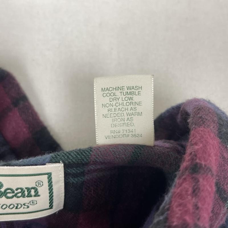 エルエルビーン L.L.Bean シャツ、ブラウス 長袖 80s 90s ヴィンテージ チェック柄 長袖 カジュアル シャツ マルチカラー / マルチカラー / multicolor メンズ USED 古着 中古 50166255