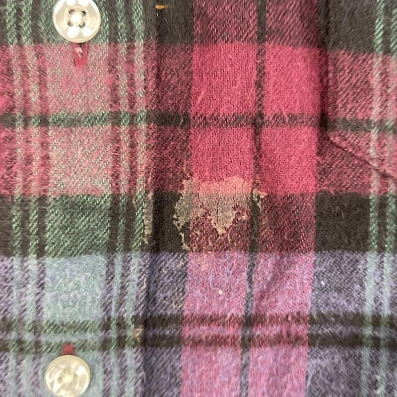 エルエルビーン L.L.Bean シャツ、ブラウス 長袖 80s 90s ヴィンテージ チェック柄 長袖 カジュアル シャツ マルチカラー / マルチカラー / multicolor メンズ USED 古着 中古 50166255