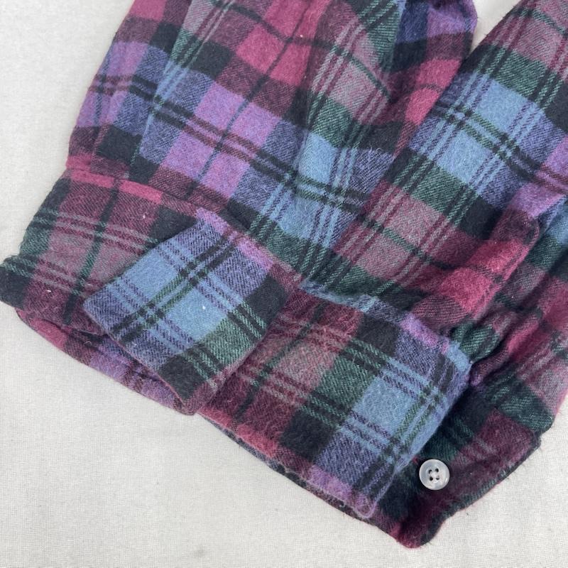 エルエルビーン L.L.Bean シャツ、ブラウス 長袖 80s 90s ヴィンテージ チェック柄 長袖 カジュアル シャツ マルチカラー / マルチカラー / multicolor メンズ USED 古着 中古 50166255