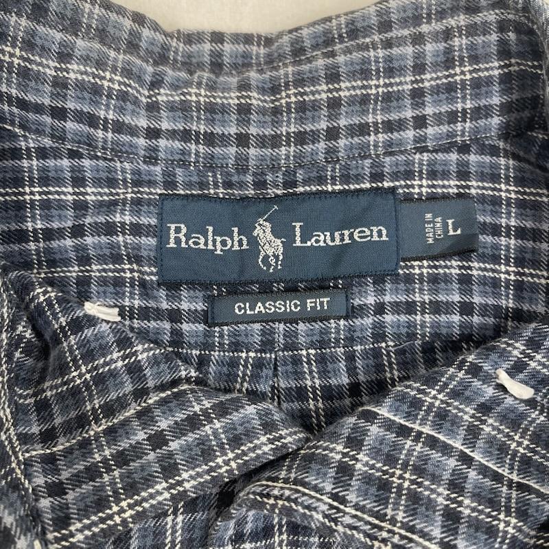 ラルフローレン RALPHLAUREN シャツ、ブラウス 長袖 CLASSIC FIT チェック柄 長袖 ボタンダウン カジュアル シャツ L マルチカラー / マルチカラー / multicolor メンズ USED 古着 中古 50166256