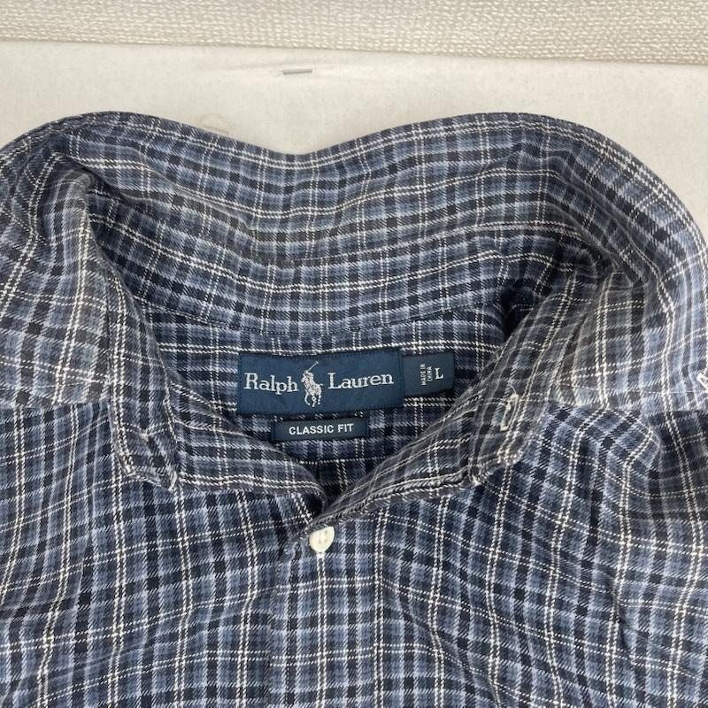 ラルフローレン RALPHLAUREN シャツ、ブラウス 長袖 CLASSIC FIT チェック柄 長袖 ボタンダウン カジュアル シャツ L マルチカラー / マルチカラー / multicolor メンズ USED 古着 中古 50166256