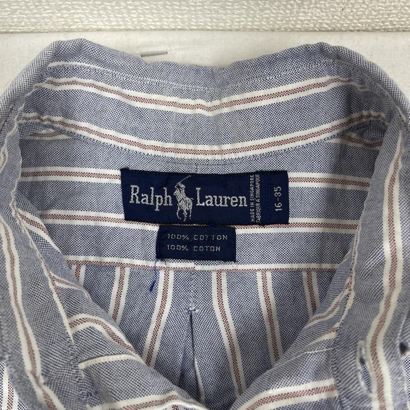 ラルフローレン RALPHLAUREN シャツ、ブラウス 長袖 チェック柄 長袖 ボタンダウン カジュアル シャツ 水色 / ライトブルー / メンズ USED 古着 中古 50166257