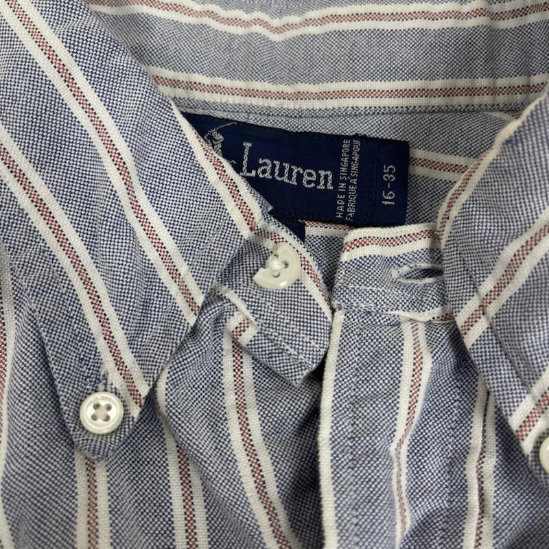 ラルフローレン RALPHLAUREN シャツ、ブラウス 長袖 チェック柄 長袖 ボタンダウン カジュアル シャツ 水色 / ライトブルー / メンズ USED 古着 中古 50166257