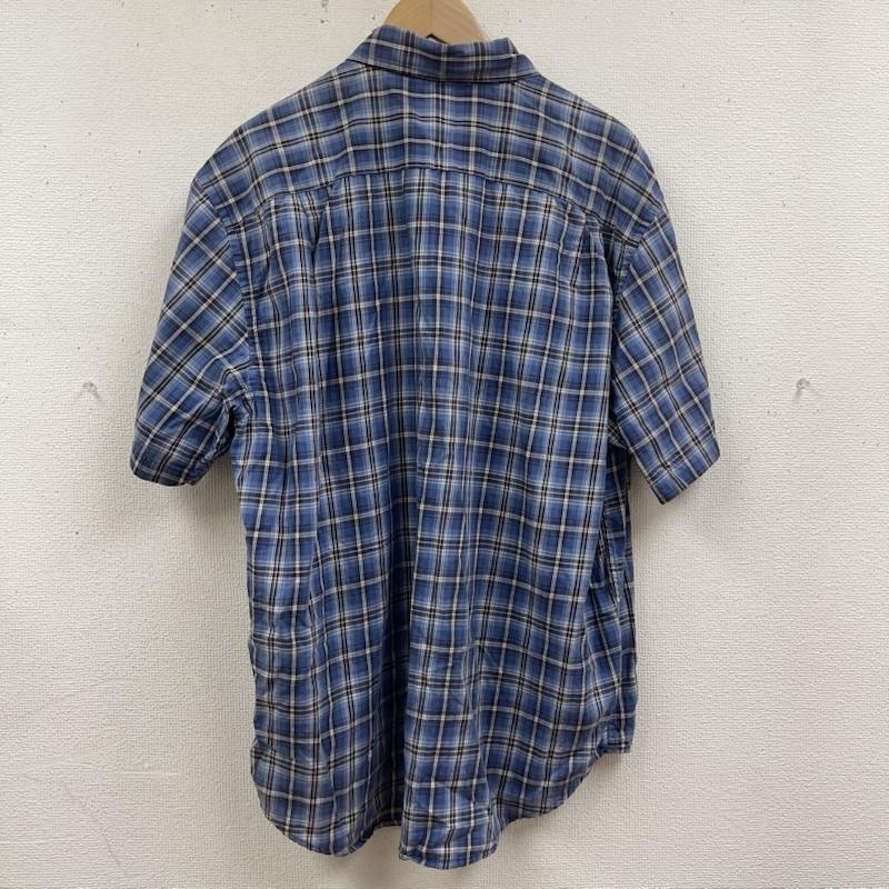 ギャップ GAP シャツ、ブラウス 半袖 80s 90s OLD GAP チェック柄 半袖 カジュアル シャツ M 青 / ブルー / blue メンズ USED 古着 中古 50166260