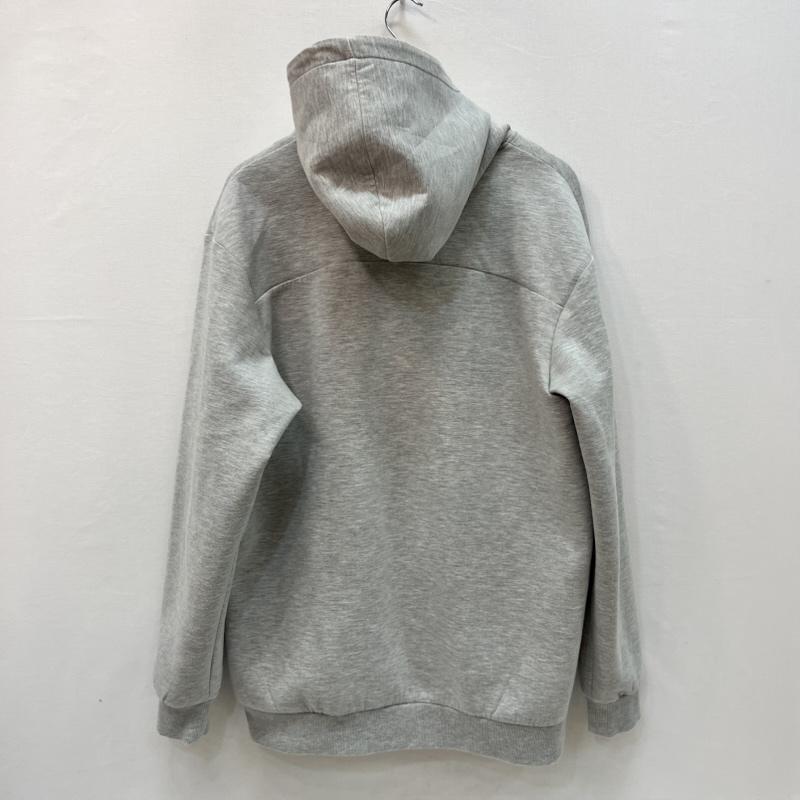 ダファー DUFFER パーカー 長袖 セットアップ ダンボールニット フルジップパーカー XL 灰 / グレー / gray メンズ USED 古着 中古 50166262