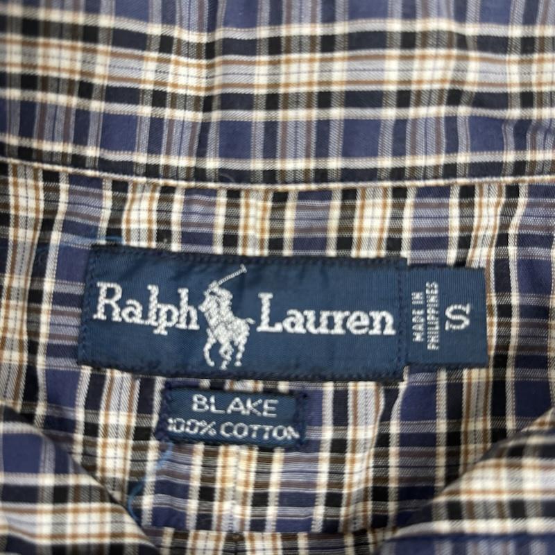 ラルフローレン RALPHLAUREN シャツ、ブラウス 半袖 チェック柄 ボタンダウン 半袖 カジュアル シャツ S マルチカラー / マルチカラー / multicolor メンズ USED 古着 中古 50166263