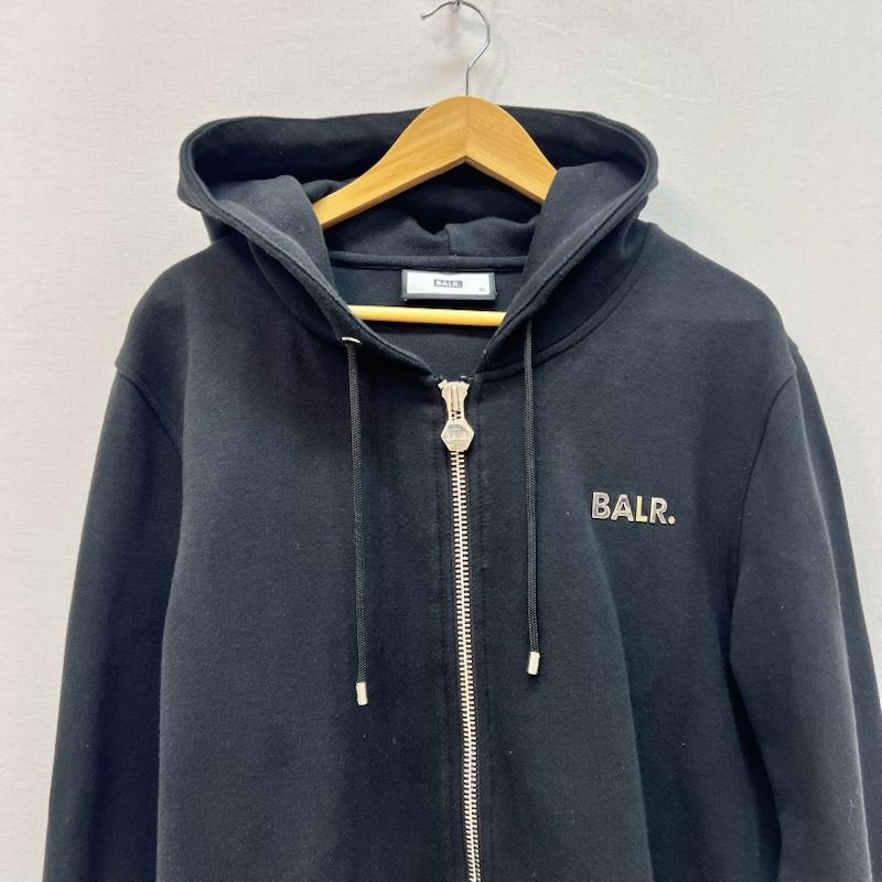古着 USED パーカー 長袖 BALR. ボーラー ジップパーカー スウェットパンツ セットアップ - 黒 / ブラック / black メンズ USED 古着 中古 50166264