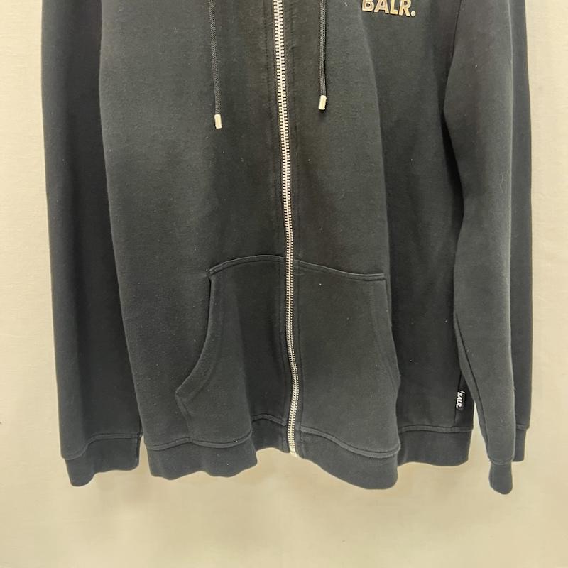 古着 USED パーカー 長袖 BALR. ボーラー ジップパーカー スウェットパンツ セットアップ - 黒 / ブラック / black メンズ USED 古着 中古 50166264