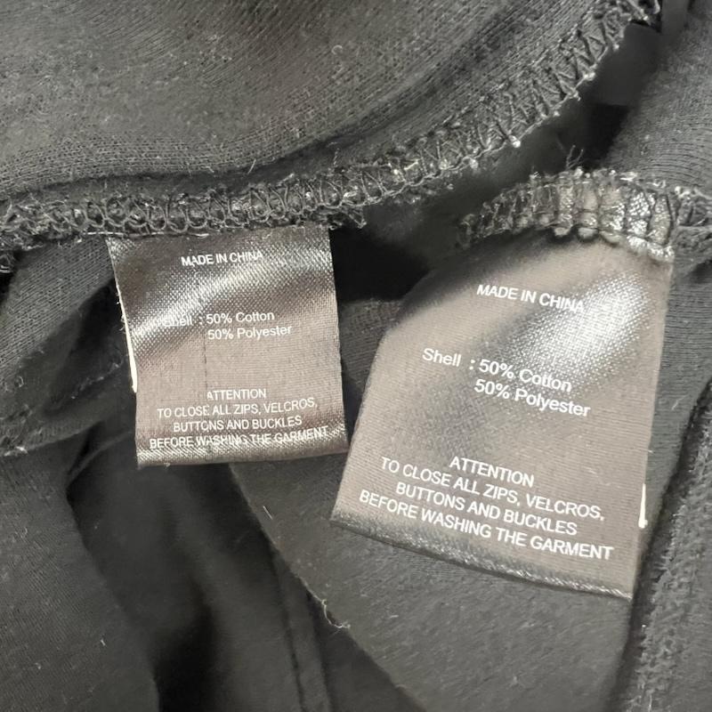 古着 USED パーカー 長袖 BALR. ボーラー ジップパーカー スウェットパンツ セットアップ - 黒 / ブラック / black メンズ USED 古着 中古 50166264
