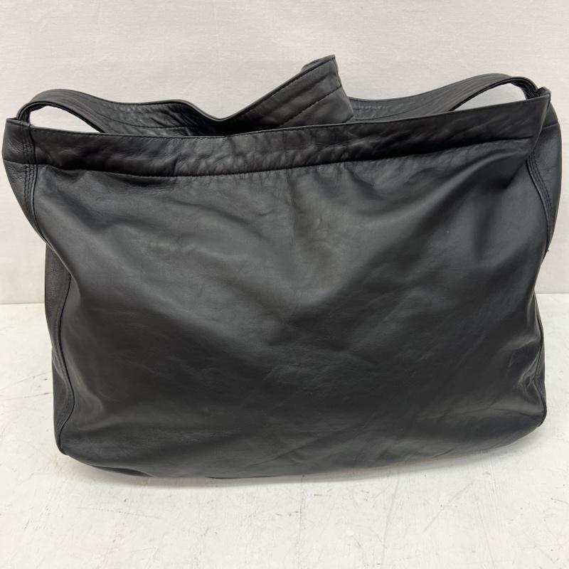 古着 USED ショルダーバッグ ショルダーバッグ AT-DIRTY アットダーティー レザ一 ニュースペーパーバッグ - 黒 / ブラック / black メンズ USED 古着 中古 50166265