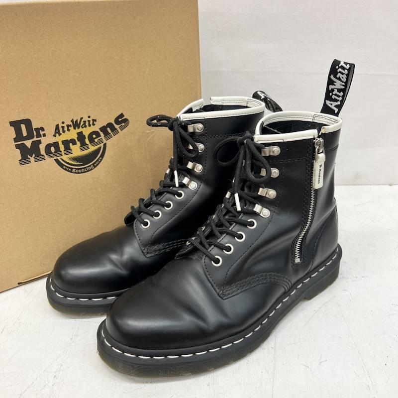 ドクターマーチン Dr.Martens ブーツ 一般 1460 ZIPPED HDW サイドジップ 8ホール ブーツ UK：8 黒 / ブラック / black メンズ USED 古着 中古 50166266