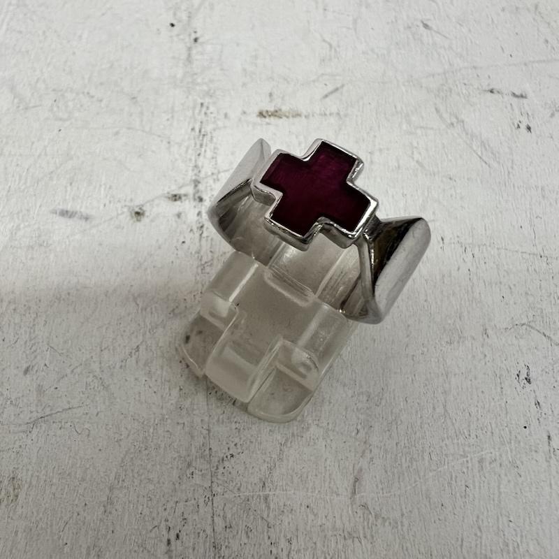 シルバー （９２５） シルバー （９２５） アクセサリー 指輪 クロスモチーフ シルバーリング 13号 - メンズ USED 古着 中古 50166269
