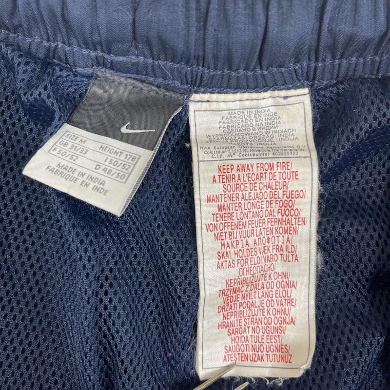 ナイキ NIKE パンツ ワークパンツ、ペインターパンツ 00s マンチェスター・ユナイテッド エンブレム ウィンドブレーカー パンツ M 紺 / ネイビー / navy メンズ USED 古着 中古 50166271