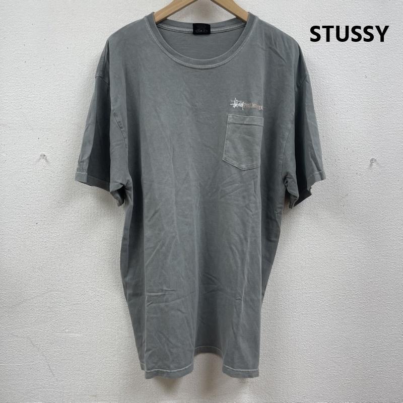 ステューシー STUSSY Tシャツ 半袖 Post Modern Roots Pigment Dyed Pocket S/S Tee Tシャツ L 薄緑 / ライトグリーン / メンズ USED 古着 中古 50166275