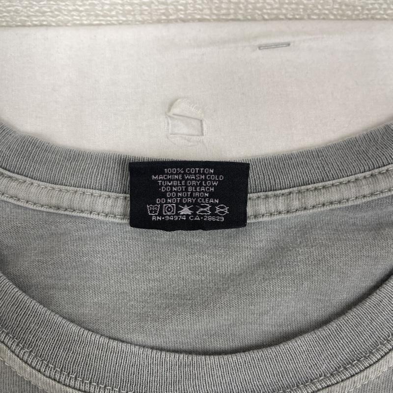 ステューシー STUSSY Tシャツ 半袖 Post Modern Roots Pigment Dyed Pocket S/S Tee Tシャツ L 薄緑 / ライトグリーン / メンズ USED 古着 中古 50166275