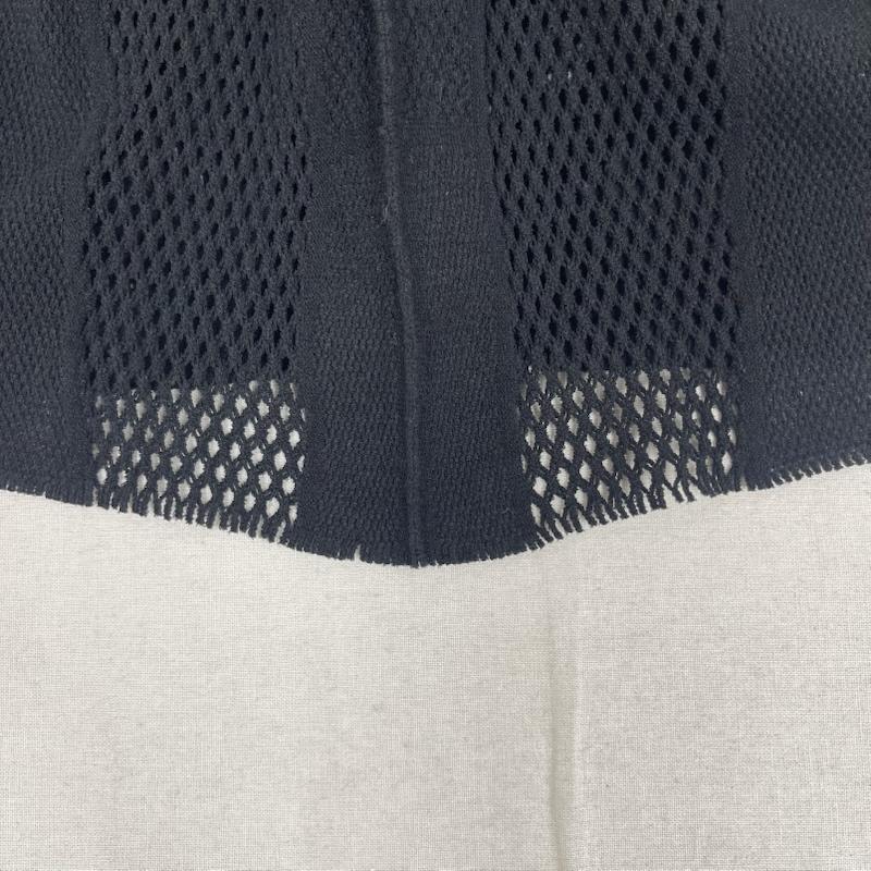 イッセイミヤケ ISSEY MIYAKE カットソー 長袖 日本製 ハイネック パワーネット メッシュニット トップス カットソー 2 黒 / ブラック / black レディース USED 古着 中古 50166276